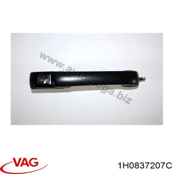 1H0837207C VAG ручка передньої двері зовнішня права