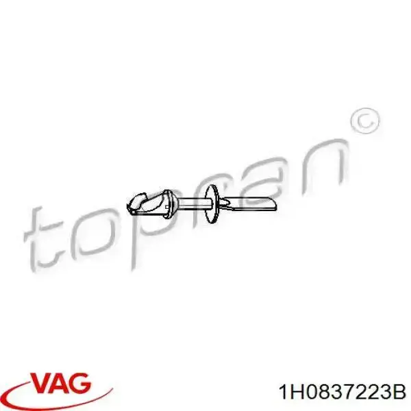 Купити 1H0837223B VAG Ексцентрик лічинки замка дверей