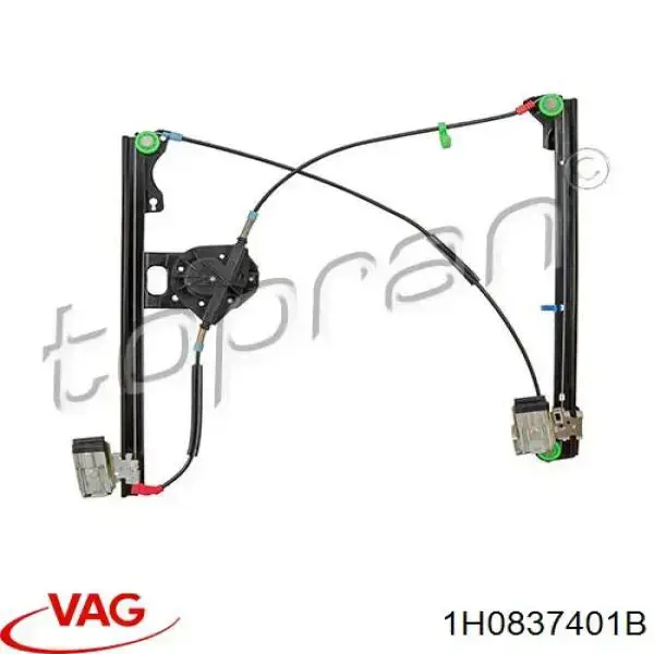 Склопідйомник з електродвигуном VAG 1H0837401B ціна, від 25.32 USD