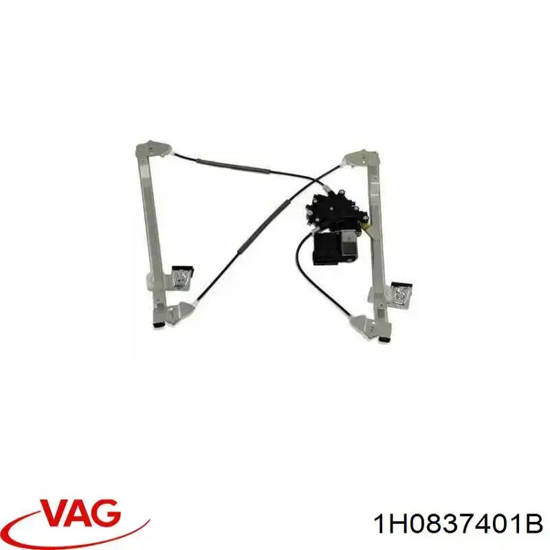 Склопідйомник передньої лівої двері 1H0837401B VAG