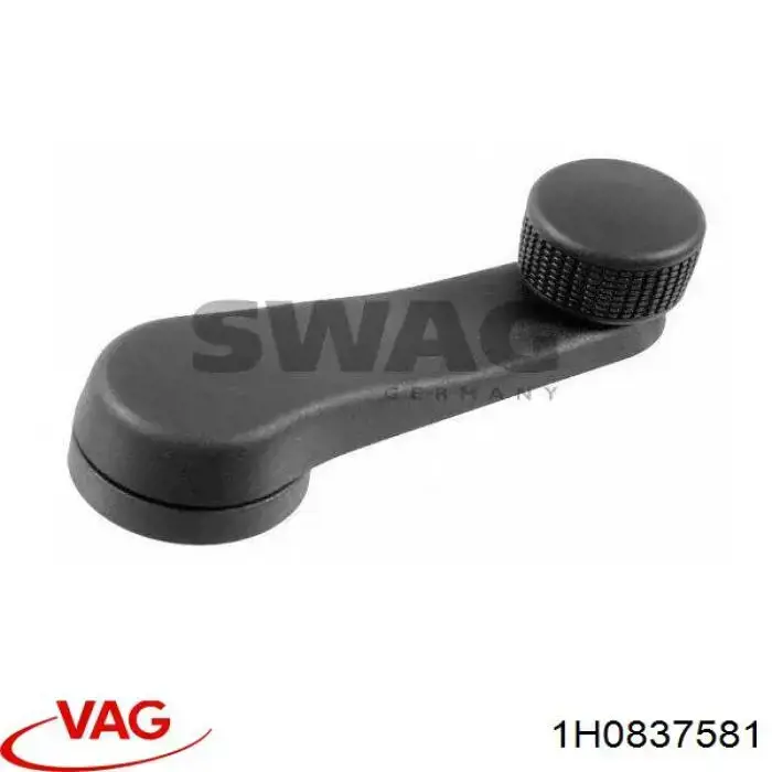 Ручка підйому скла двері, переднього VAG 1H0837581