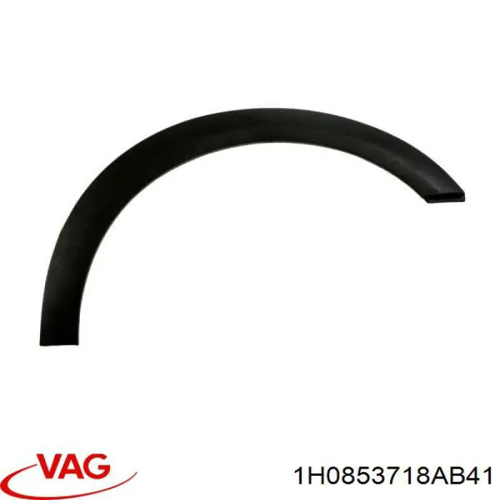 Молдинг арки крила переднього, правий VAG 1H0853718AB41 ціна, від 17.57 USD