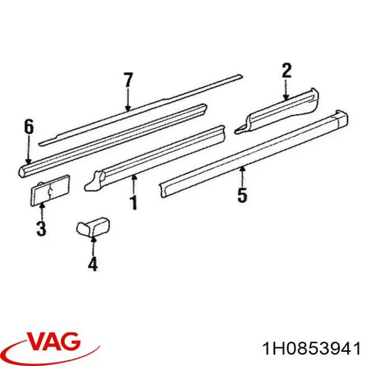  VAG 1H0853941 ціна, від 7.37 USD