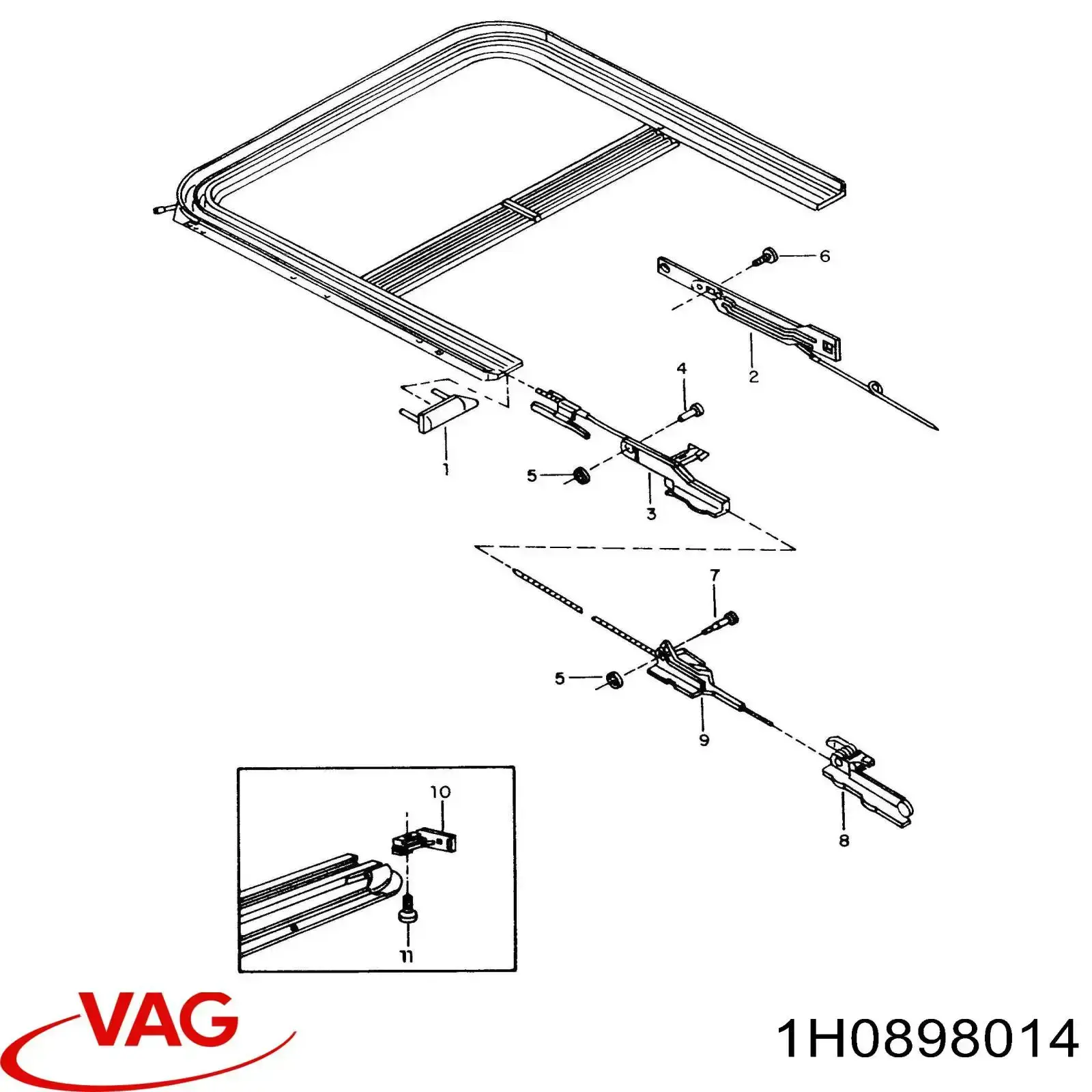  VAG 1H0898014 ціна, від 34.06 USD