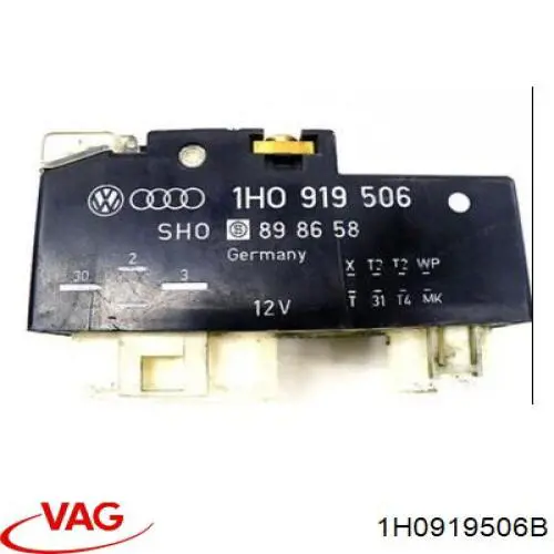 Купити 1H0919506B VAG Регулятор оборотів вентилятора