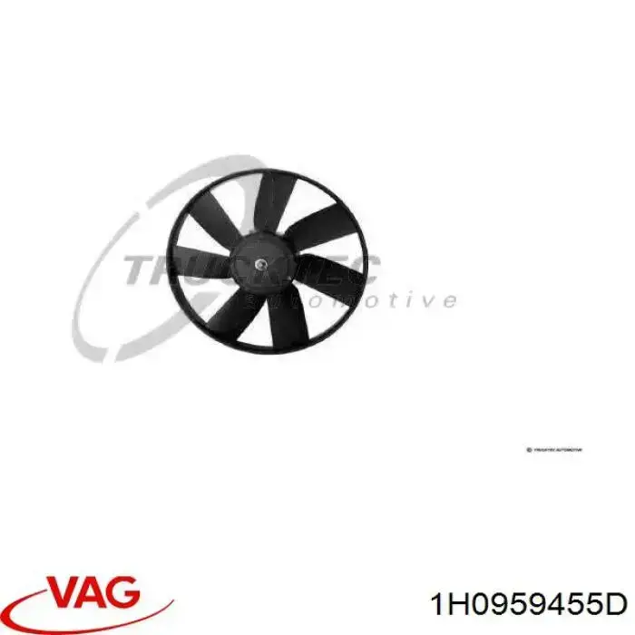 Купити 1H0959455D VAG Вентилятор/крильчатка радіатора охолодження