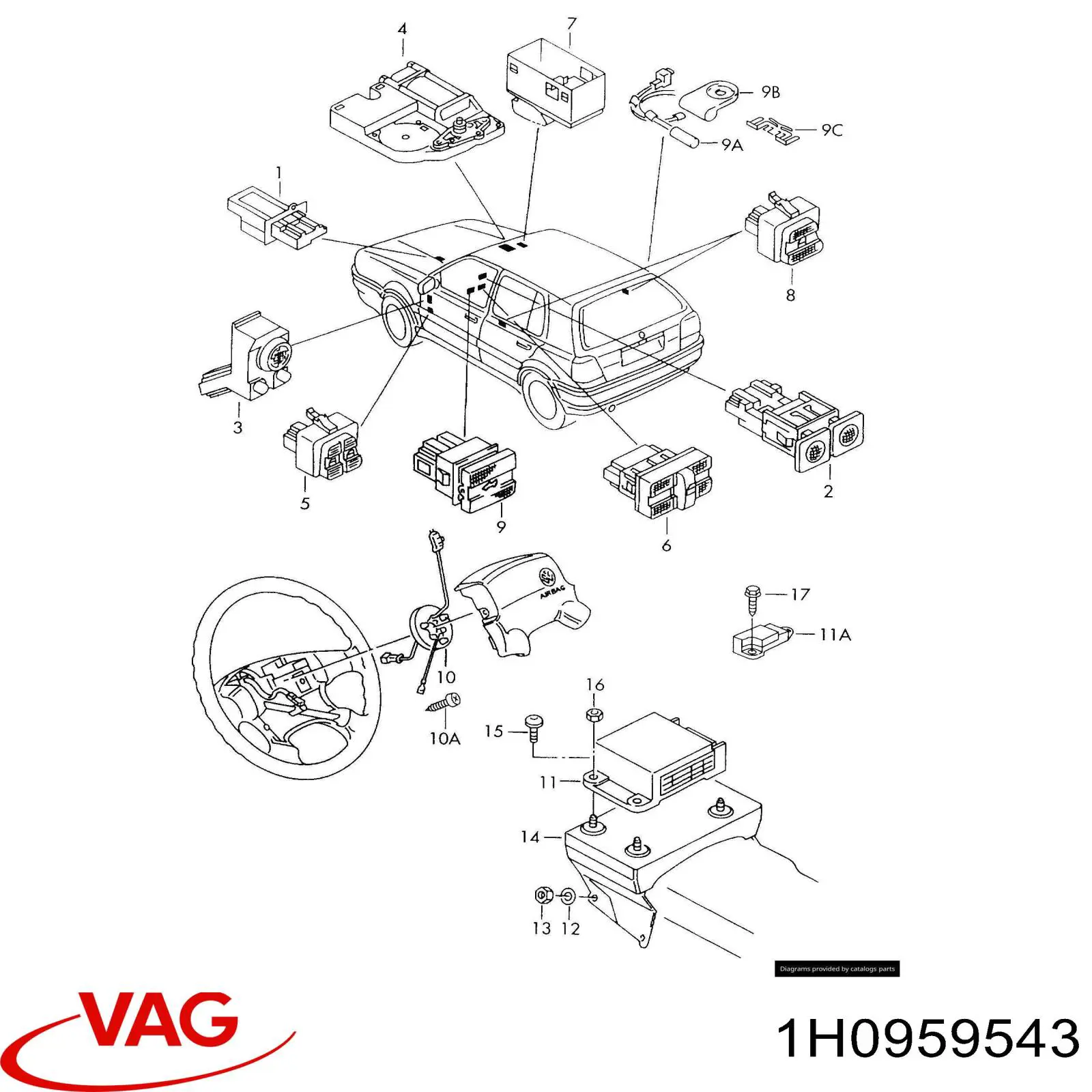 1H0959543 VAG 