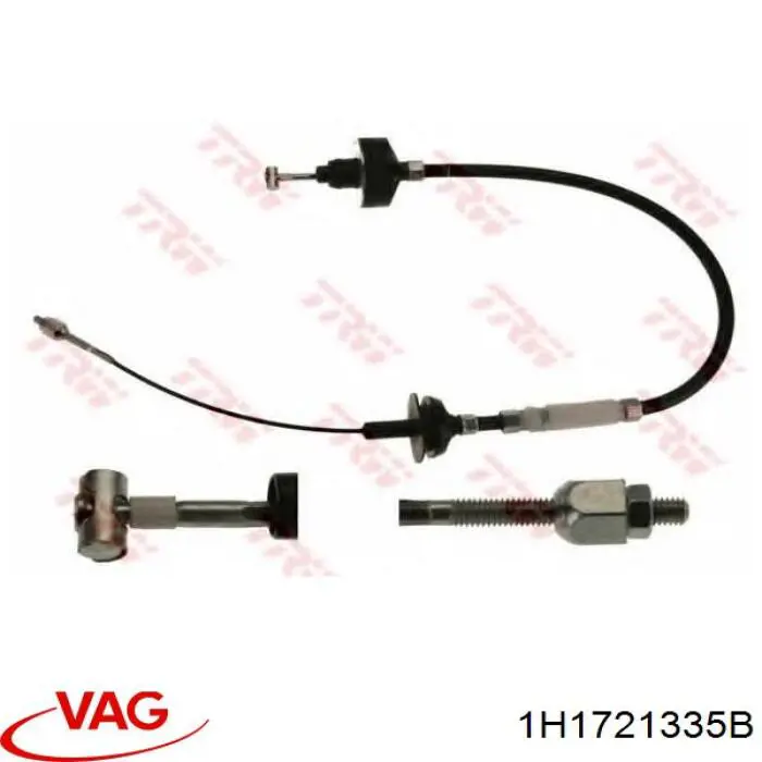 Трос зчеплення VAG 1H1721335B ціна, від 15.22 USD