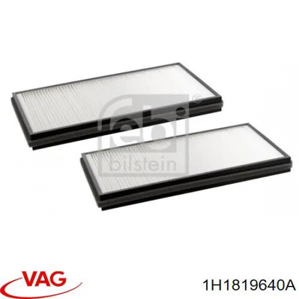 Фільтр повітряний обігрівача VAG 1H1819640A ціна, від 3.80 USD