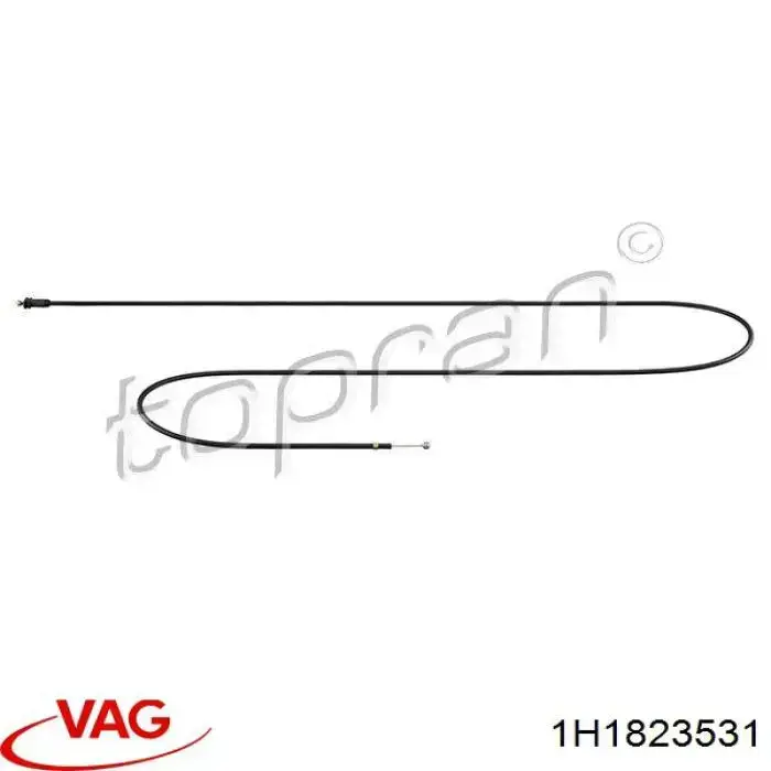 Трос відкриття капота VAG 1H1823531 ціна, від 5.66 USD