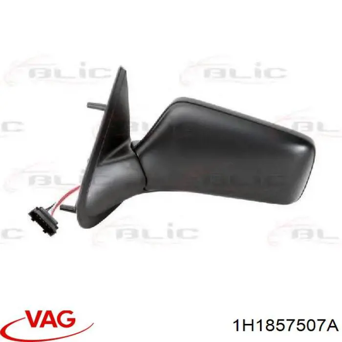 Купити 1H1857507A VAG Корпус дзеркала заднього виду, лівого