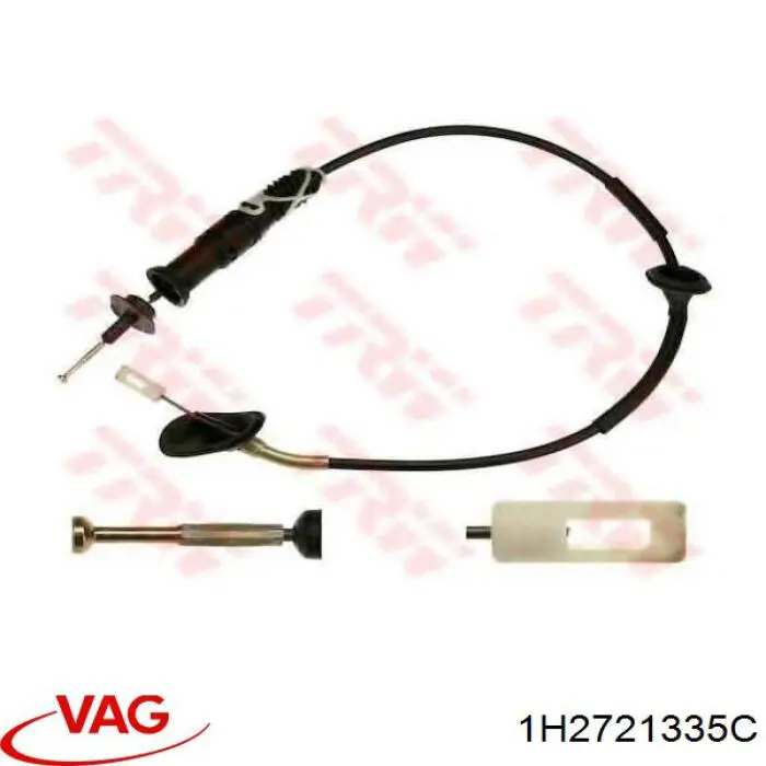 Трос зчеплення VAG 1H2721335C ціна, від 7.60 USD
