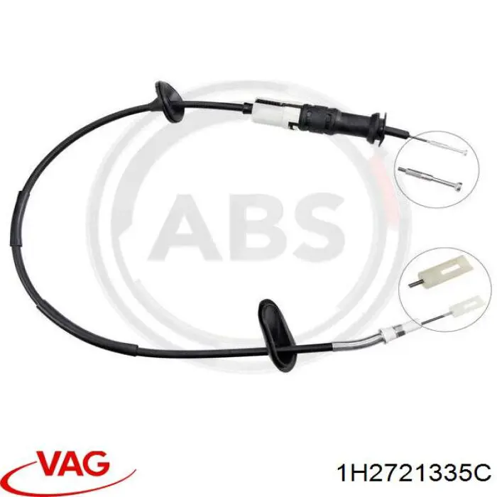 Купити 1H2721335C VAG Трос зчеплення