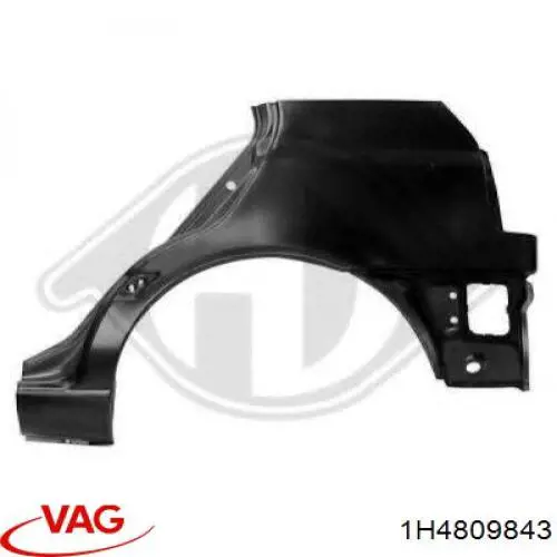 Купити 1H4809843 VAG Крило заднє ліве