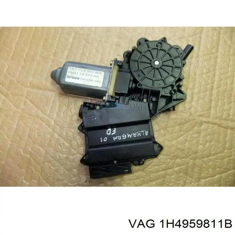 Двигун стеклопод'емника двері задньої, лівої VAG 1H4959811B