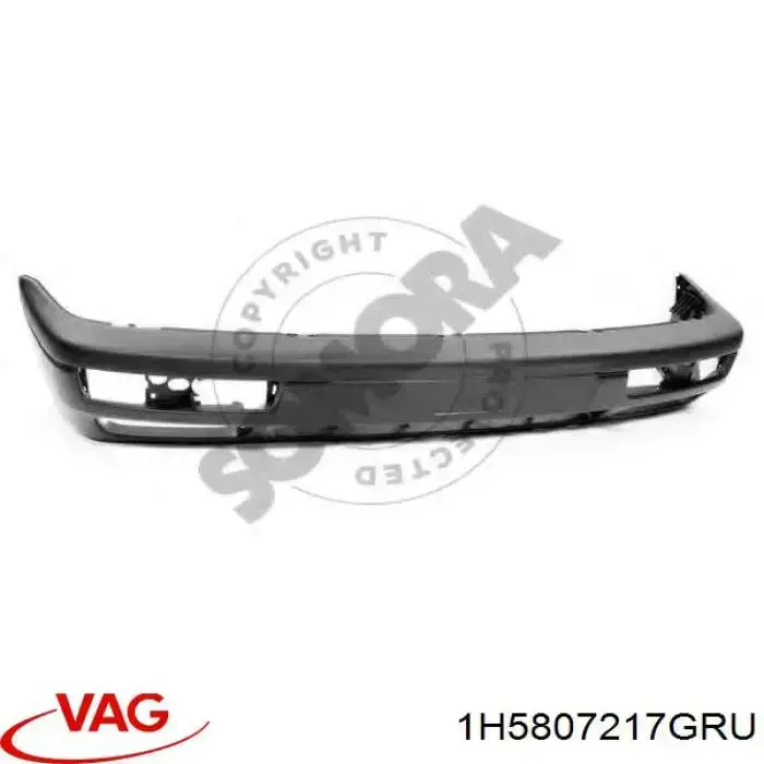 Купити 1H5807217GRU VAG Буфер (бампер) передній