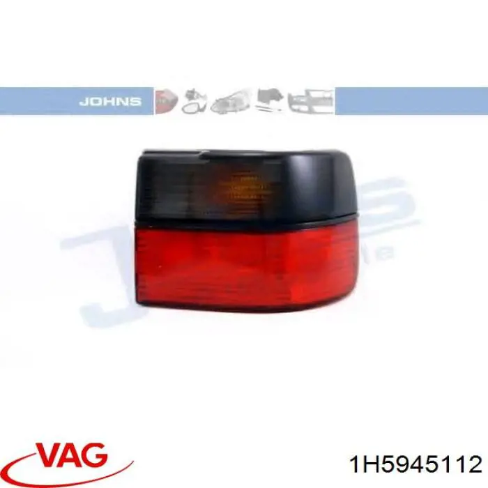 Задній правий зовнішній ліхтар VAG 1H5945112 ціна, від 25.34 USD