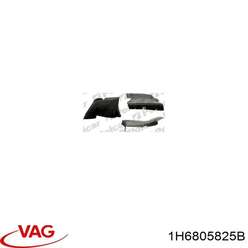 1H6805825B VAG Підкрилок переднього крила, лівий передній