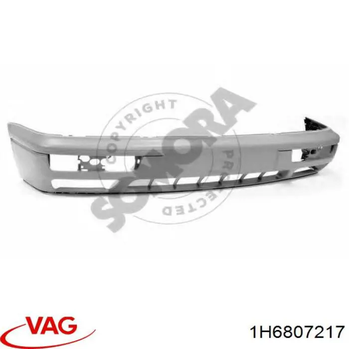 Бампер на авто VAG 1H6807217 ціна, від 38.69 USD