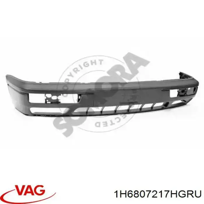 Купити 1H6807217HGRU VAG Буфер (бампер) передній