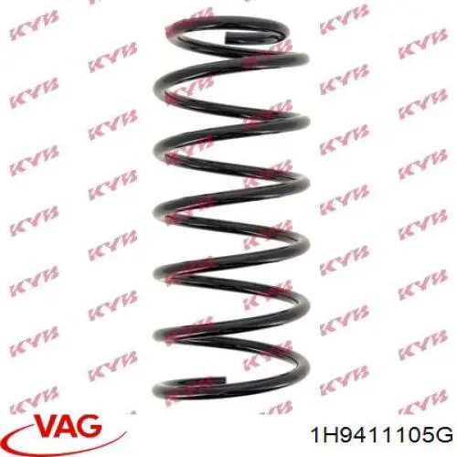 Пружина передня VAG 1H9411105G ціна, від 22.32 USD