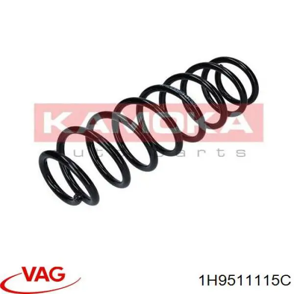 1H9511115C VAG Пружина підвіски задня
