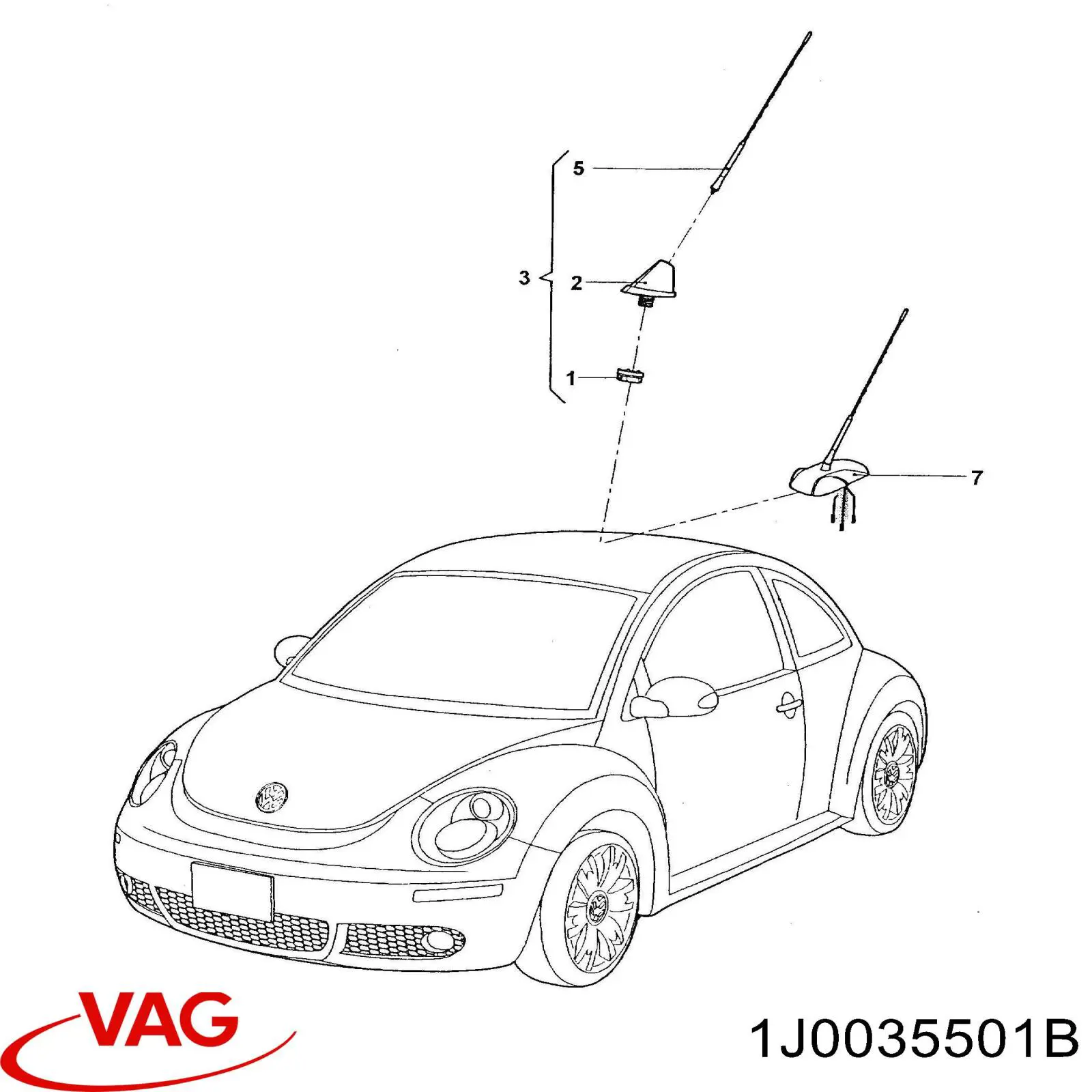  1J0035501B VAG