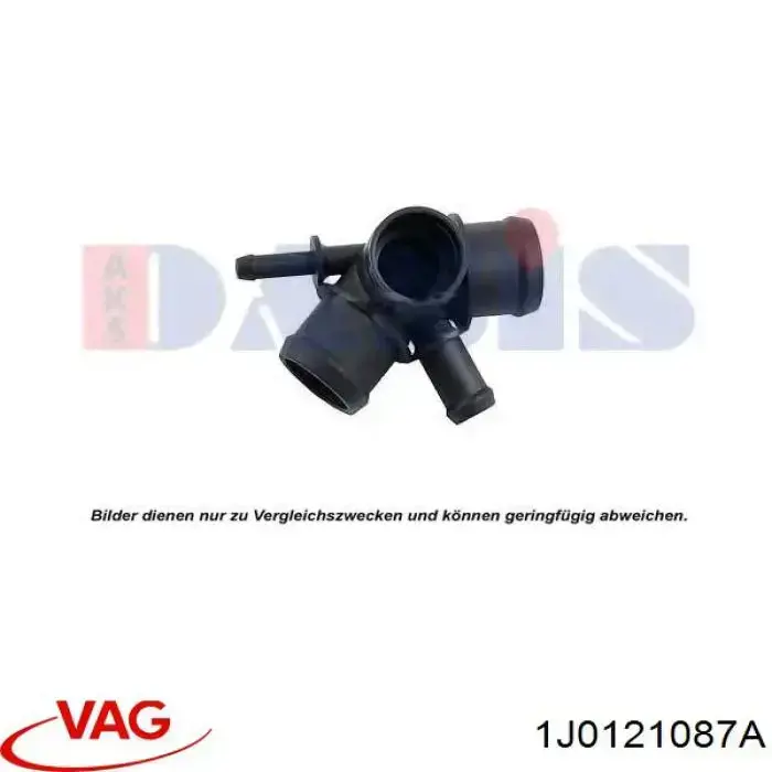 Фланець системи охолодження (трійник) VAG 1J0121087A