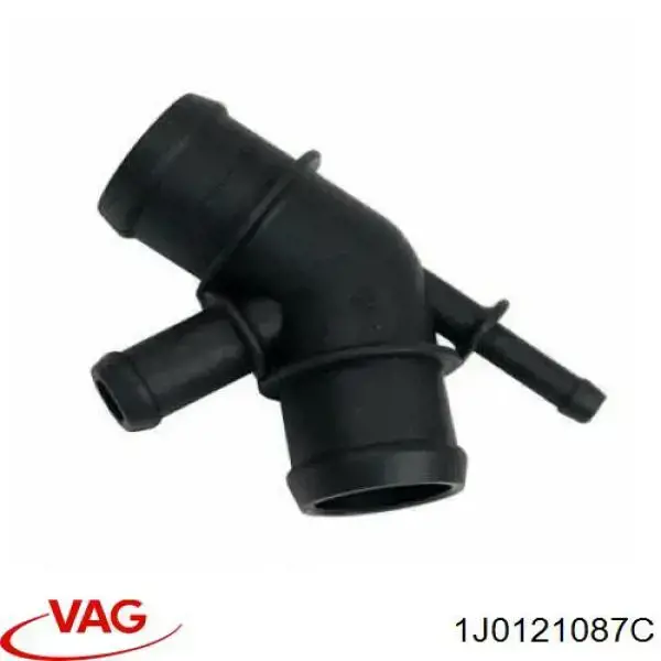 Фланець системи охолодження (трійник) 1J0121087C VAG