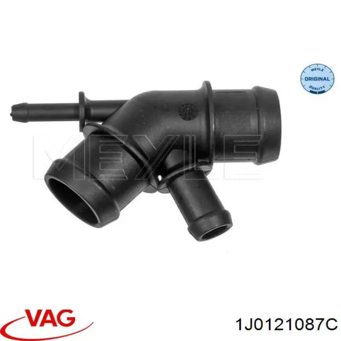 Фланець системи охолодження (трійник) VAG 1J0121087C ціна, від 5.22 USD