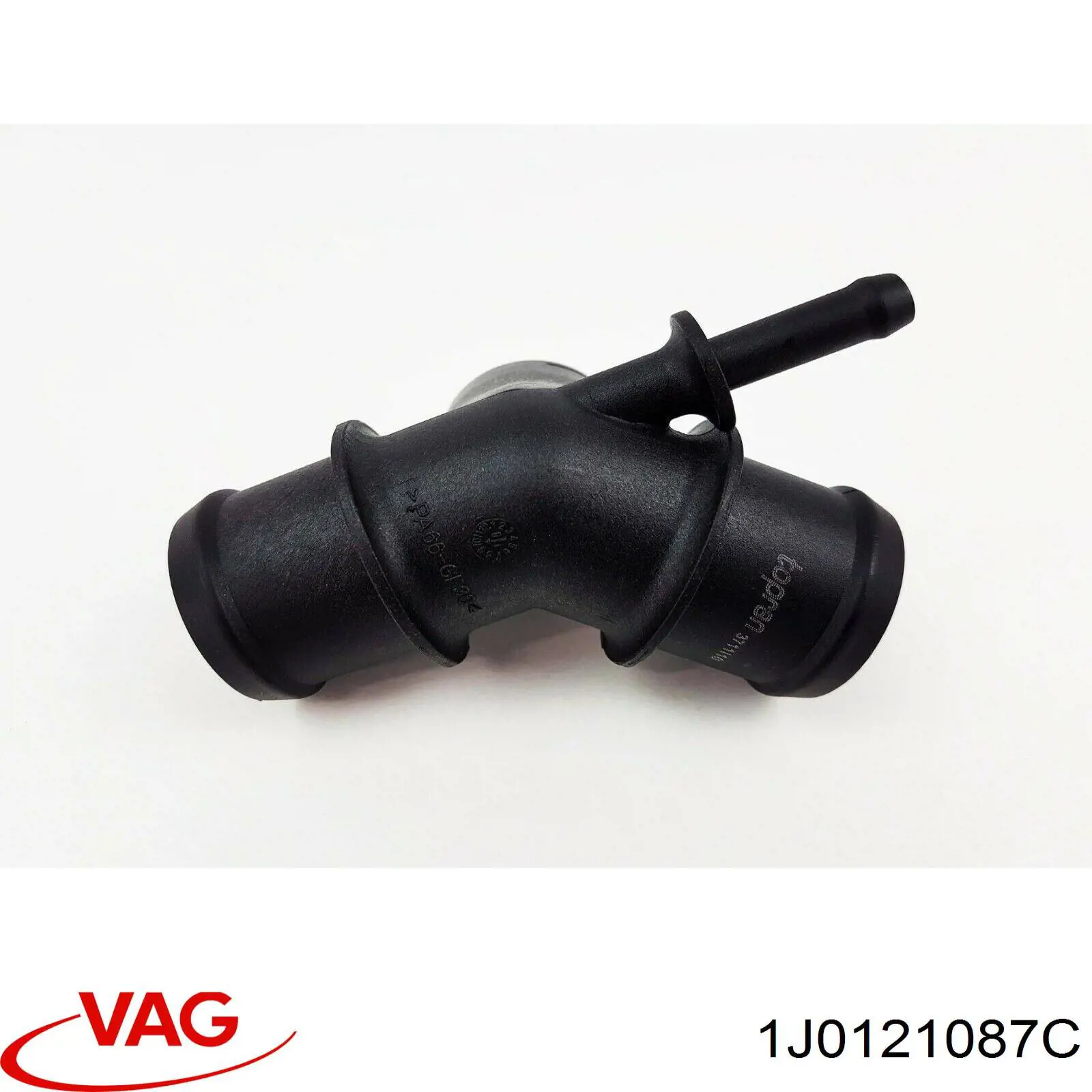 Фланець системи охолодження (трійник) 1J0121087C VAG