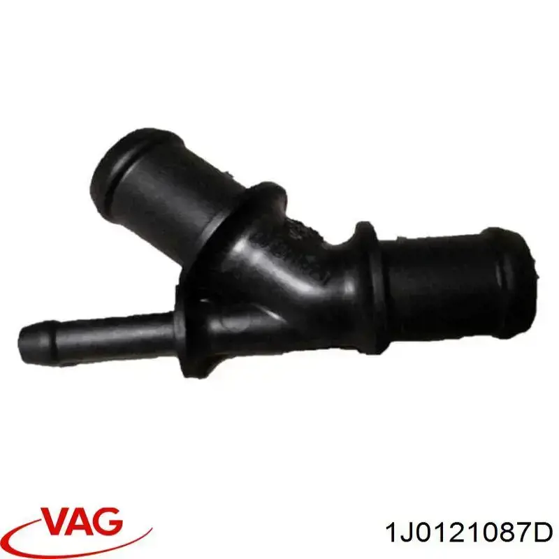 Фланець системи охолодження (трійник) 1J0121087D VAG