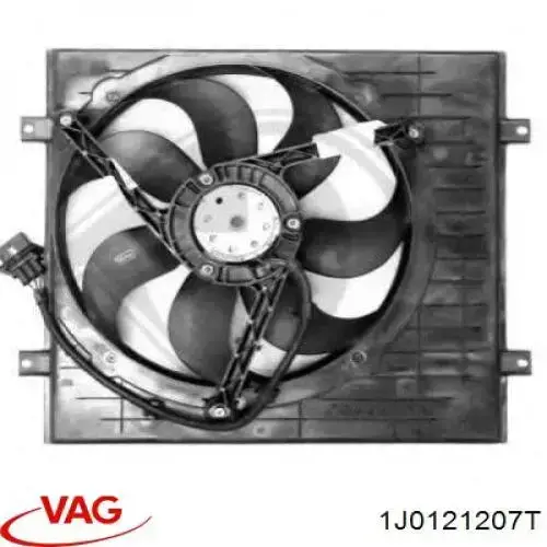 Дифузор вентилятора VAG 1J0121207T ціна, від 14.66 USD