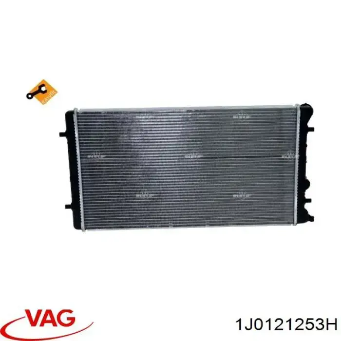 Купити 1J0121253H VAG Радіатор двигуна