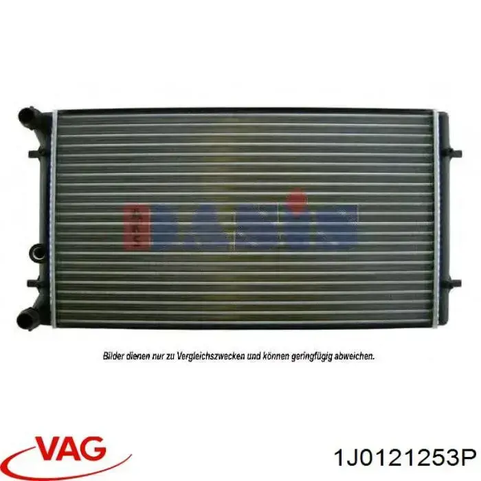 1J0121253P VAG радіатор охолодження двигуна