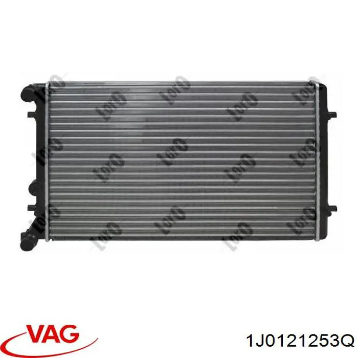 Радіатор 1J0121253Q VAG