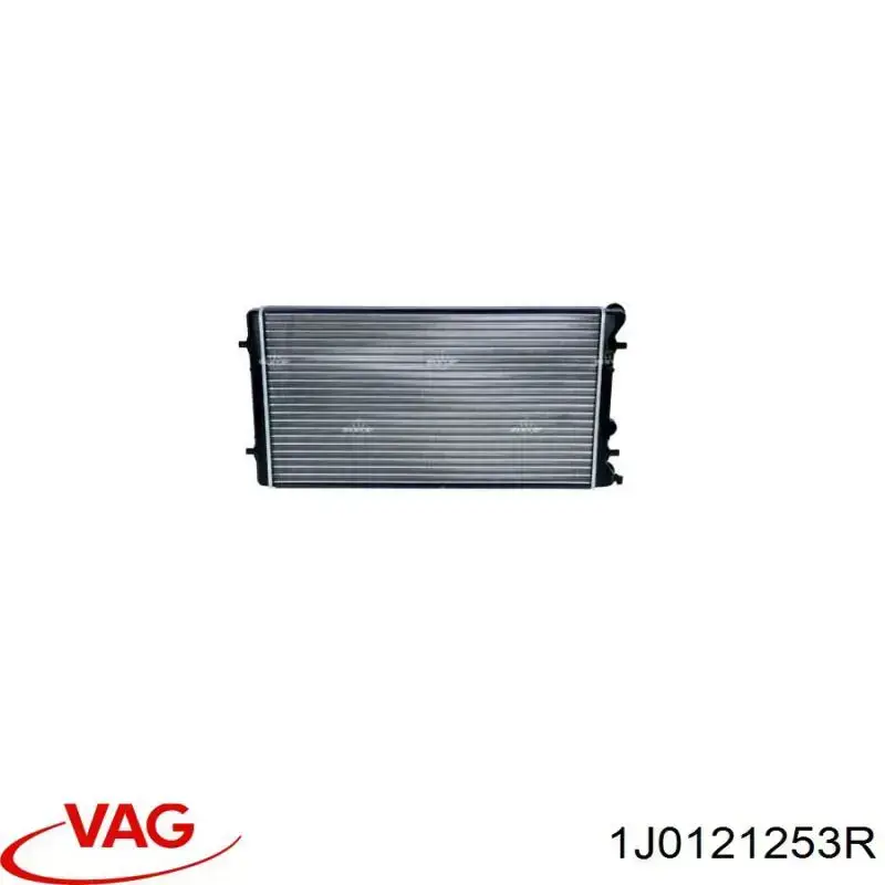 Купити 1J0121253R VAG Радіатор двигуна