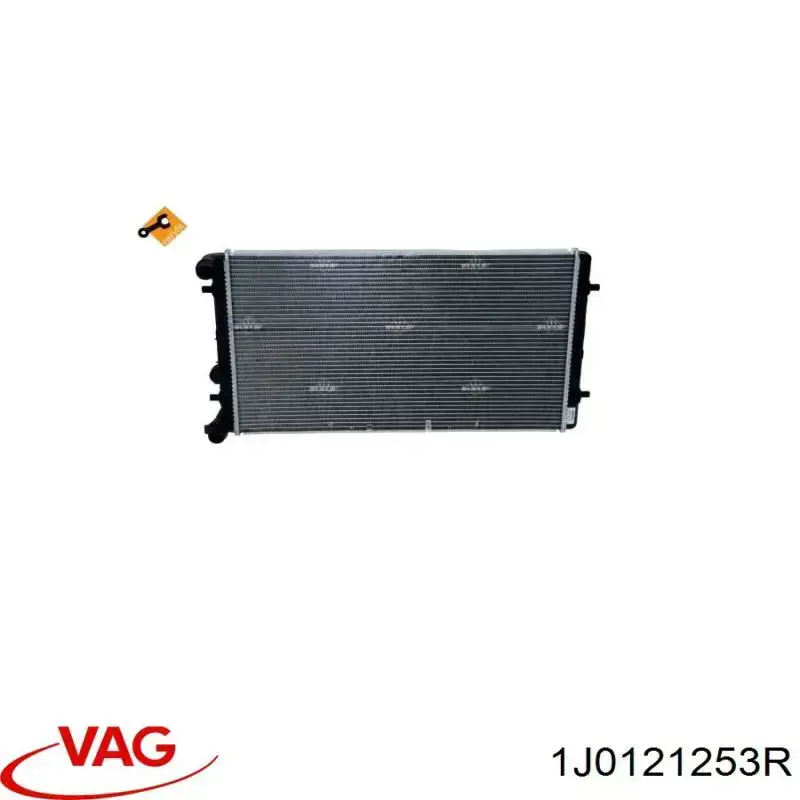 Радіатор основний VAG 1J0121253R ціна, від 50.68 USD