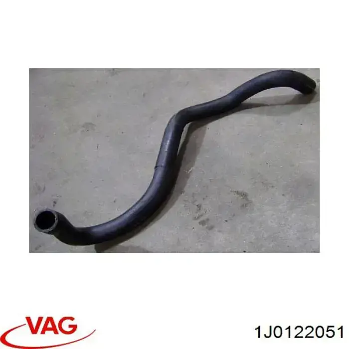 Шланг/патрубок радіатора охолодження, нижній 1J0122051 VAG