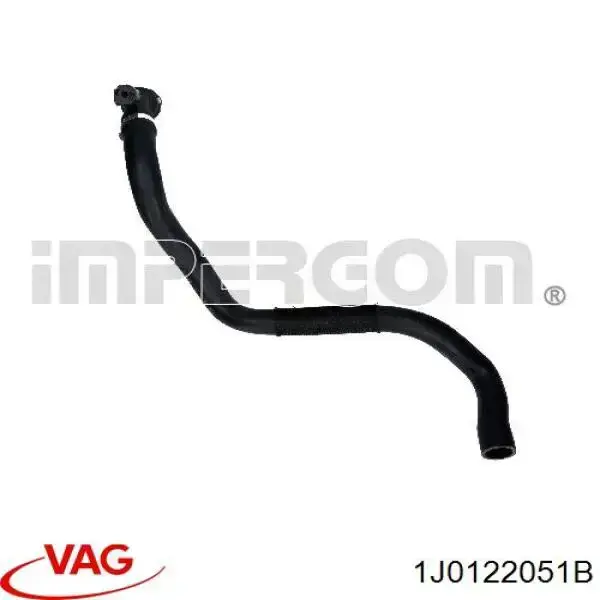 Шланг/патрубок радіатора охолодження, нижній VAG 1J0122051B ціна, від 12.81 USD