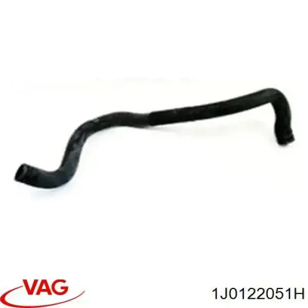 Купити 1J0122051H VAG Шланг/патрубок радіатора охолодження, нижній