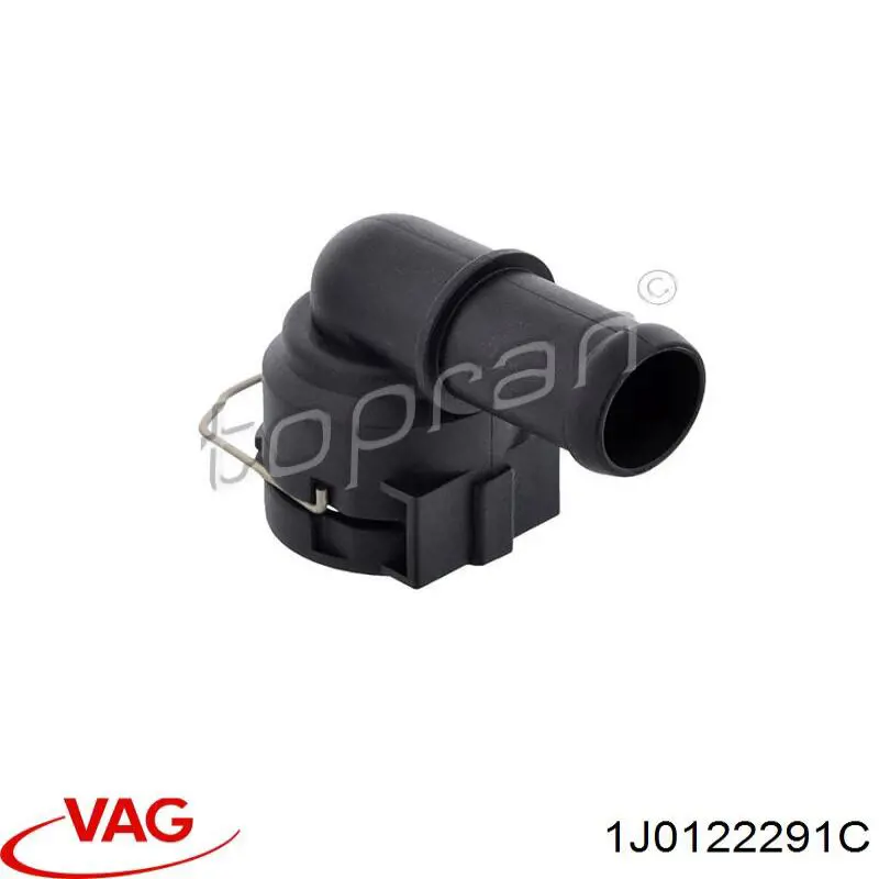 Швидкознімна муфта шланга радіатора охолодження VAG 1J0122291C ціна, від 5.78 USD