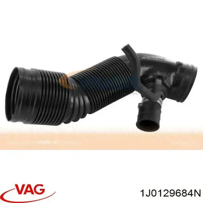 Купити 1J0129684N VAG Патрубок витратоміра повітря