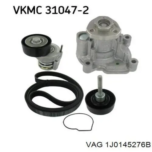 1J0145276B VAG Ролик приводного ременя, паразитний