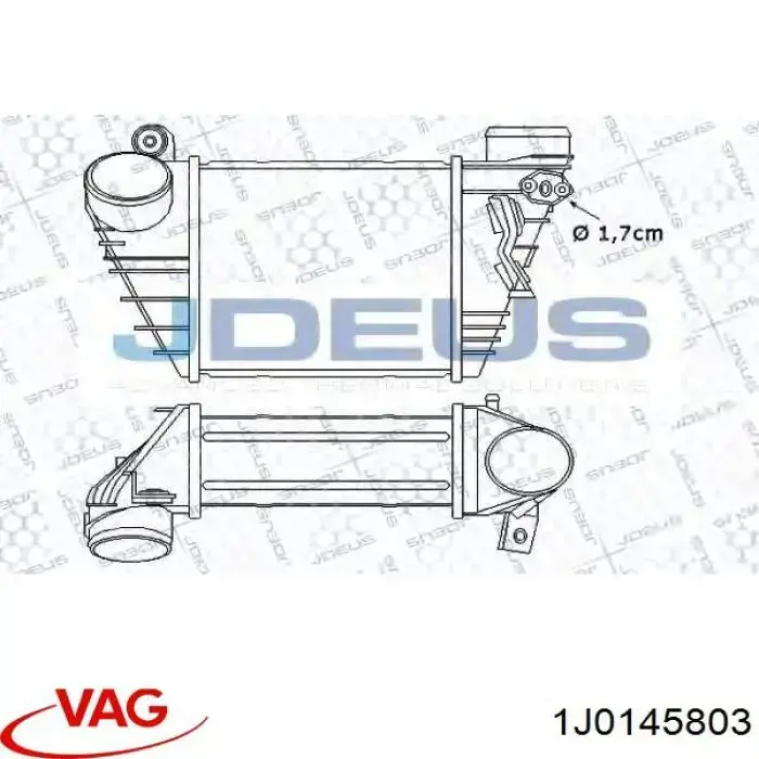 Система охолодження наддувочного повітря VAG 1J0145803 ціна, від 56.43 USD