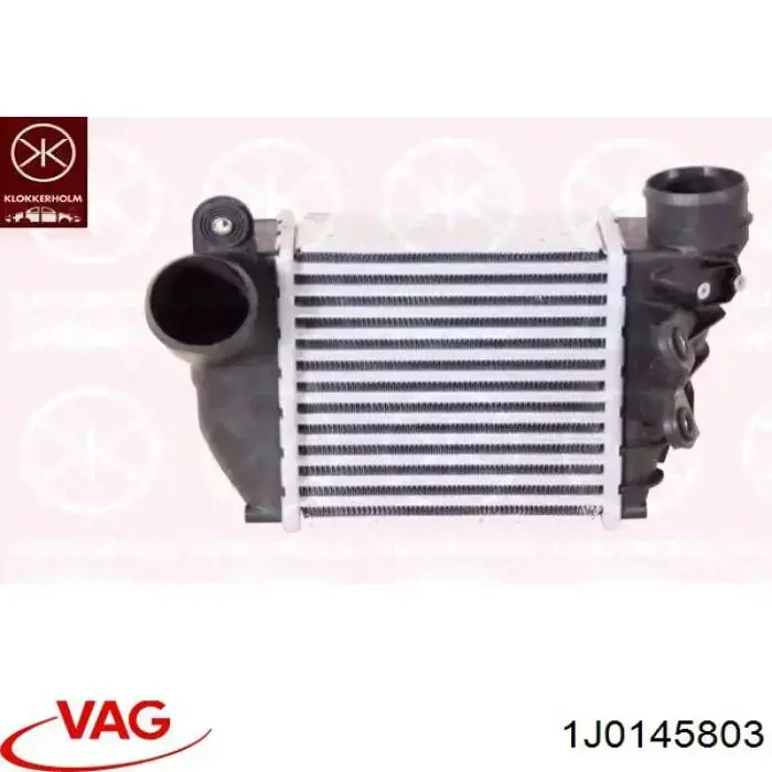 Купити 1J0145803 VAG Радіатор интеркуллера