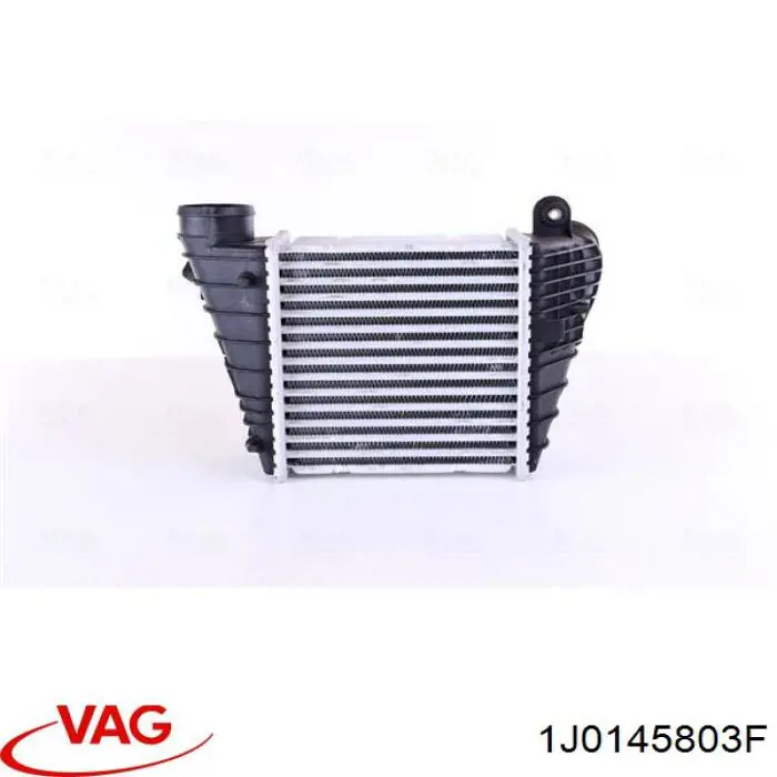 Купити 1J0145803F VAG Радіатор интеркуллера