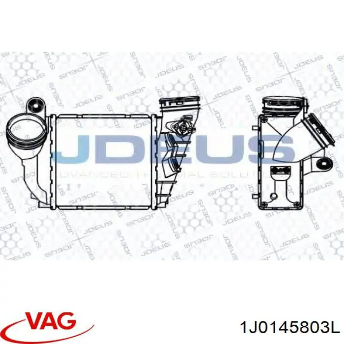 Система охолодження наддувочного повітря VAG 1J0145803L ціна, від 61.37 USD