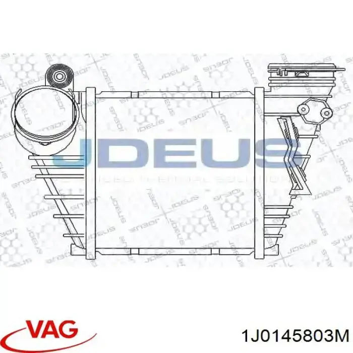 Радіатор інтеркулера VAG 1J0145803M