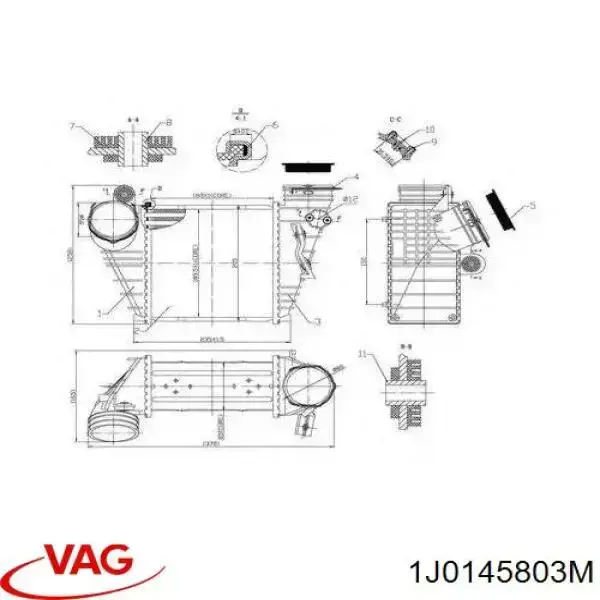 Купити CI299000S Mahle Original Радіатор интеркуллера